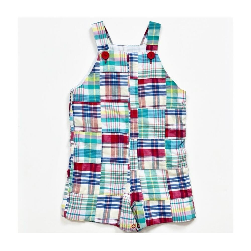 Kelly’s Kids Madras Overalls